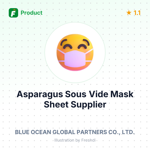 Asparagus Sous Vide Mask Sheet – summary card, no photo uploaded yet