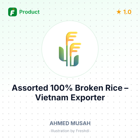 Assorted 100% Broken Rice – summary card, no photo uploaded yet