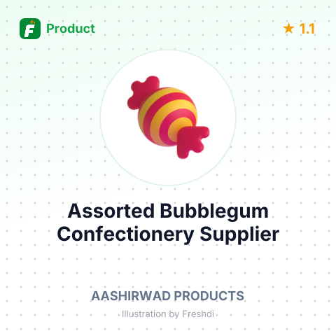 Assorted Bubblegum Confectionery – summary card, no photo uploaded yet
