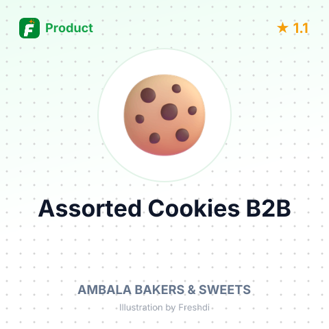 Assorted Cookies and Snack Sticks – summary card, no photo uploaded yet