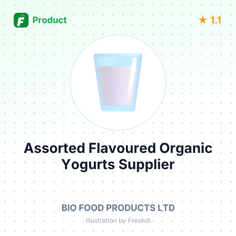Assorted Flavoured Organic Yogurts – summary card, no photo uploaded yet