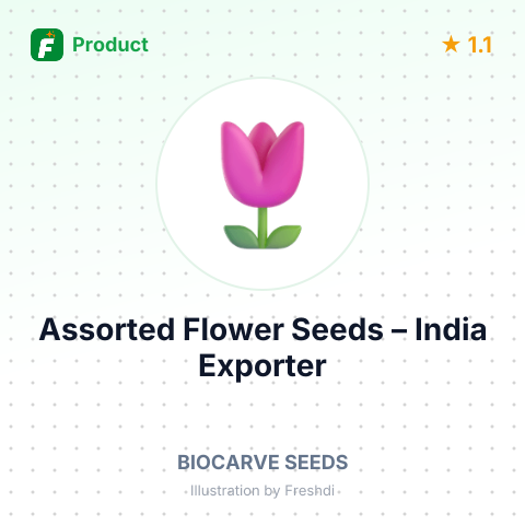 Assorted Flower Seeds – summary card, no photo uploaded yet