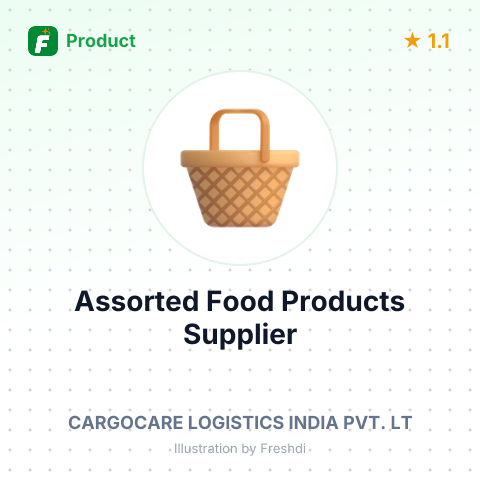 Assorted Food Products – summary card, no photo uploaded yet