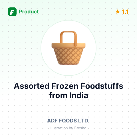 Assorted Frozen Foodstuffs – summary card, no photo uploaded yet