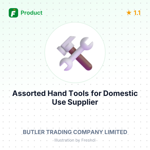 Assorted Hand Tools for Domestic Use – summary card, no photo uploaded yet