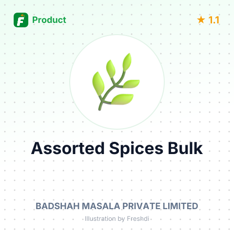 Assorted Indian Spices and Masalas – summary card, no photo uploaded yet