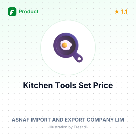 Assorted Kitchen Tools Set – summary card, no photo uploaded yet