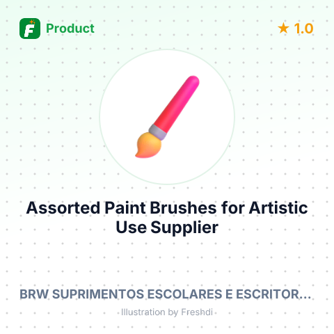 Assorted Paint Brushes for Artistic Use – summary card, no photo uploaded yet