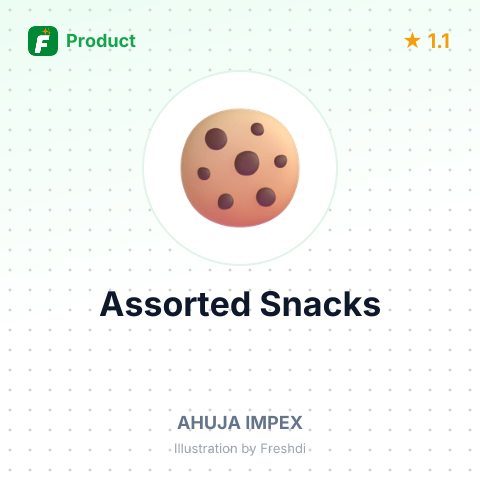 Assorted Snacks – summary card, no photo uploaded yet