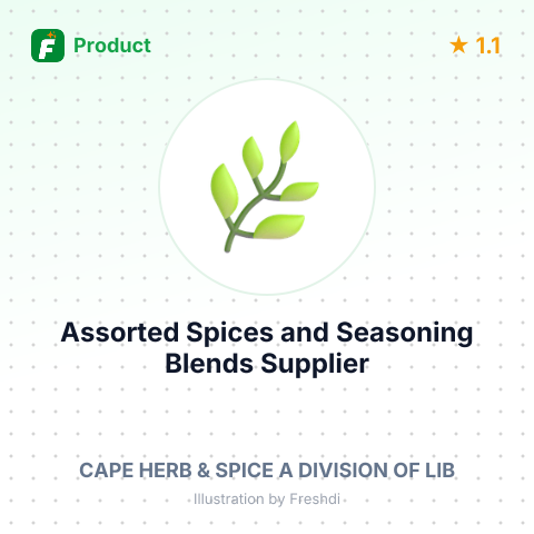 Assorted Spices and Seasoning Blends – summary card, no photo uploaded yet