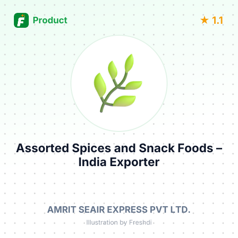 Assorted Spices and Snack Foods – summary card, no photo uploaded yet
