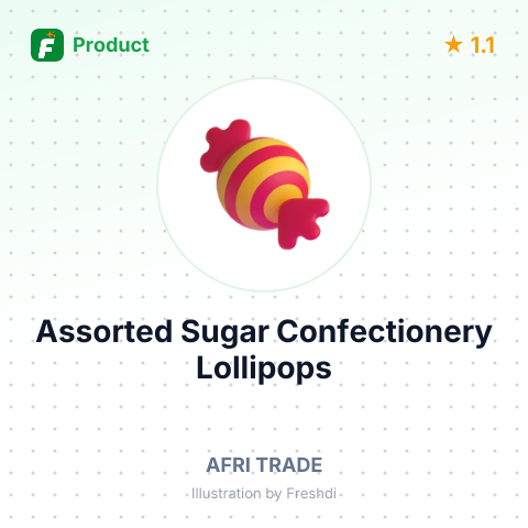 Assorted Sugar Confectionery Lollipops – summary card, no photo uploaded yet