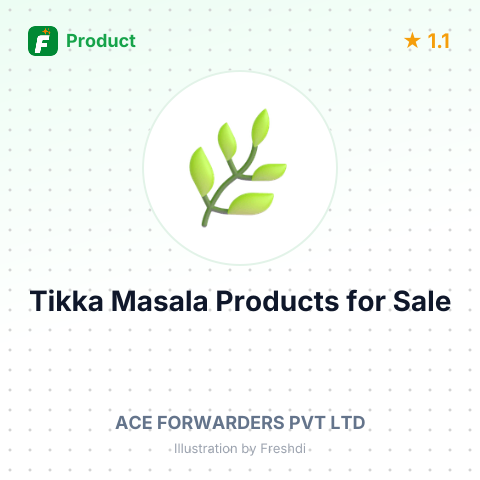 Assorted Tikka Masala Food Products – summary card, no photo uploaded yet