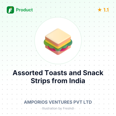 Assorted Toasts and Snack Strips – summary card, no photo uploaded yet