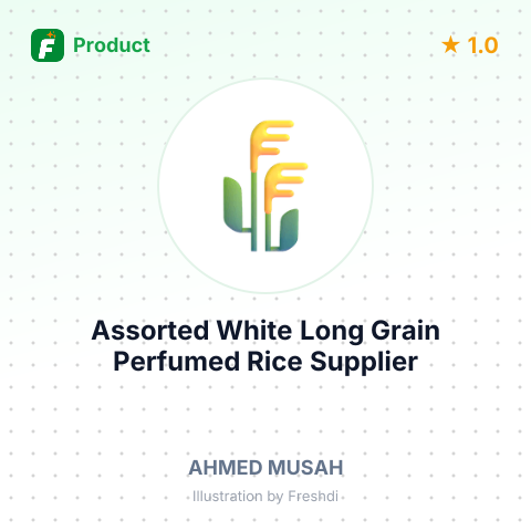 Assorted White Long Grain Perfumed Rice – summary card, no photo uploaded yet