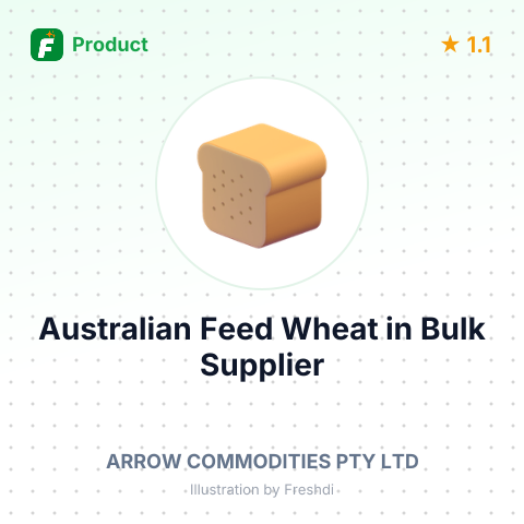 Australian Feed Wheat in Bulk – product summary card, no photo uploaded yet