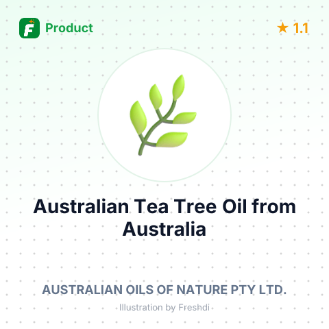 Australian Tea Tree Oil – summary card, no photo uploaded yet
