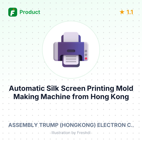 Automatic Silk Screen Printing Mold Making Machine – summary card, no photo uploaded yet