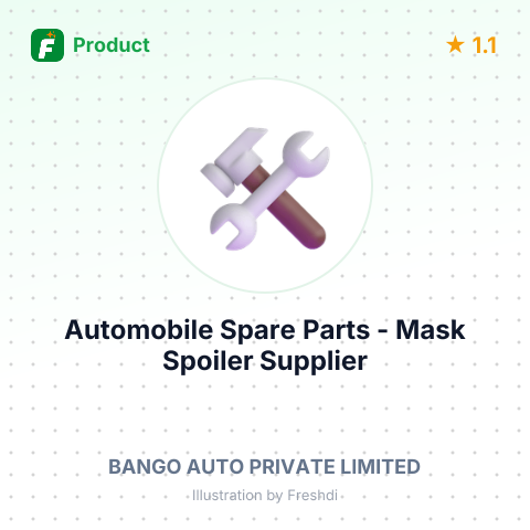 Automobile Spare Parts - Mask Spoiler – summary card, no photo uploaded yet