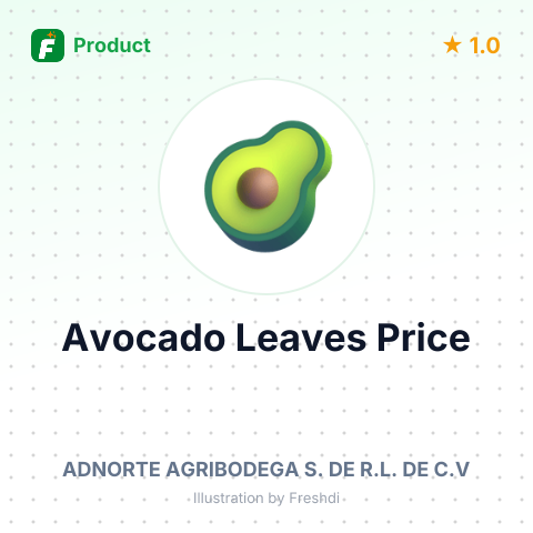Avocado Leaves – summary card, no photo uploaded yet