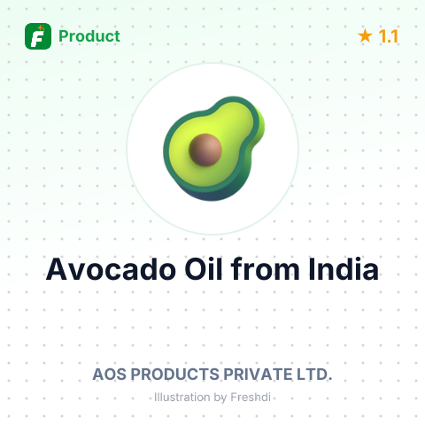Avocado Oil – summary card, no photo uploaded yet