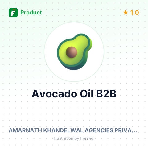 Avocado Oil – summary card, no photo uploaded yet