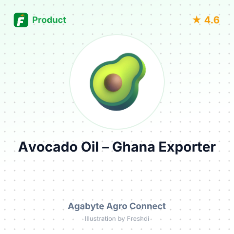 Avocado Oil – summary card, no photo uploaded yet