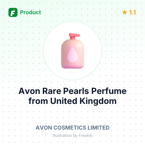 Avon Rare Pearls Perfume – summary card, no photo uploaded yet