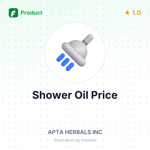 Ayurvedic Raatrani & Mint Shower Oil – summary card, no photo uploaded yet