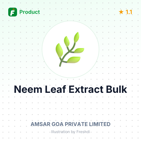 Azadirachta Indica Leaf Extract (Neem) – summary card, no photo uploaded yet