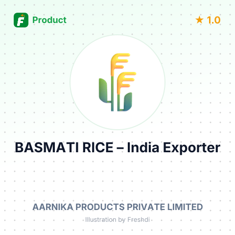 BASMATI RICE – product summary card, no photo uploaded yet
