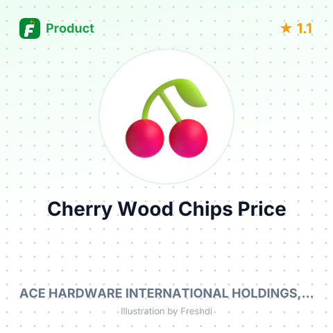BBQ Cherry Wood Chips – summary card, no photo uploaded yet