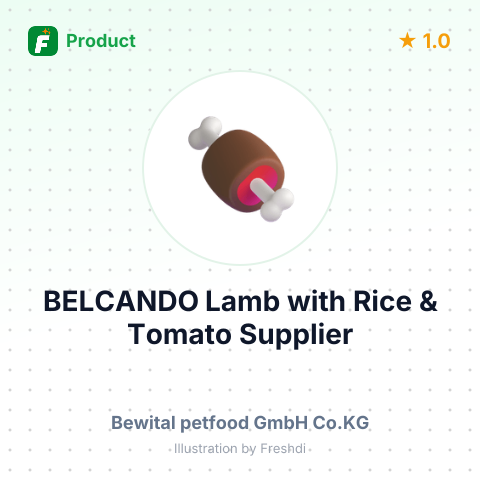 BELCANDO Lamb with Rice & Tomato – summary card, no photo uploaded yet