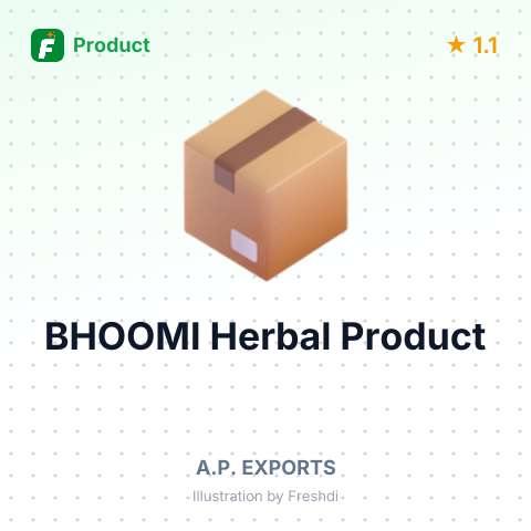 BHOOMI Herbal Product – summary card, no photo uploaded yet