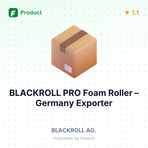 BLACKROLL PRO Foam Roller – summary card, no photo uploaded yet