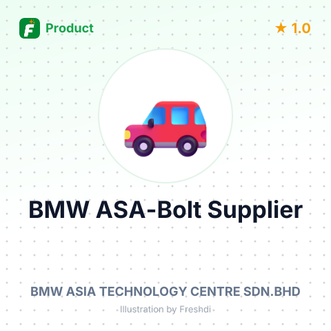 BMW ASA-Bolt – summary card, no photo uploaded yet