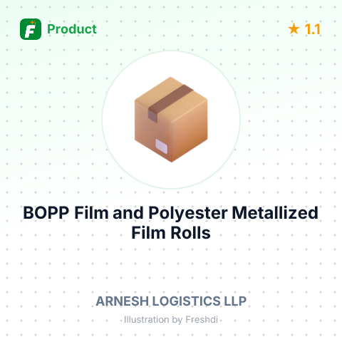 BOPP Film and Polyester Metallized Film Rolls – summary card, no photo uploaded yet
