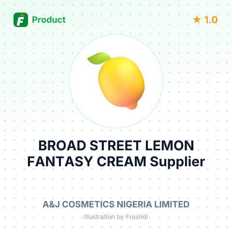 BROAD STREET LEMON FANTASY CREAM – summary card, no photo uploaded yet
