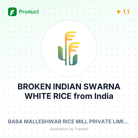 BROKEN INDIAN SWARNA WHITE RICE – summary card, no photo uploaded yet