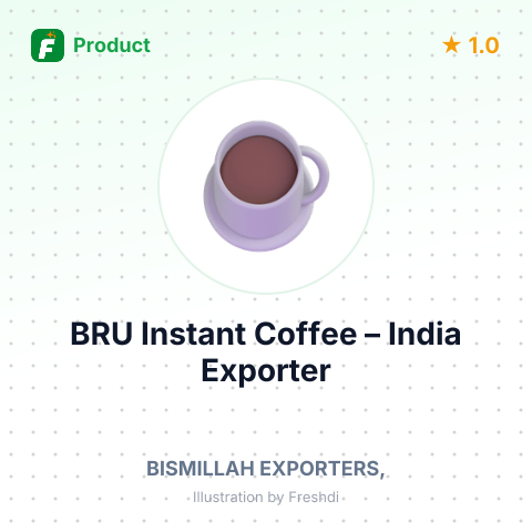 BRU Instant Coffee – summary card, no photo uploaded yet