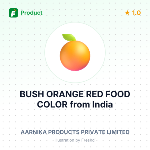 BUSH ORANGE RED FOOD COLOR – summary card, no photo uploaded yet