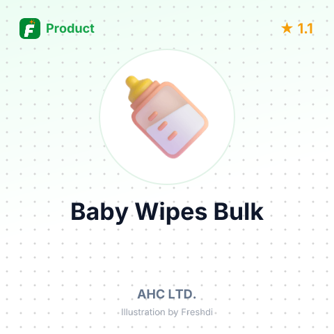 Baby First Kiddie Wipes Strawberry Scent – summary card, no photo uploaded yet