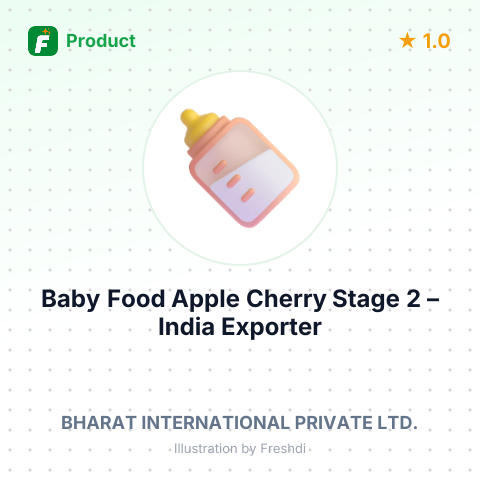 Baby Food Apple Cherry Stage 2 – summary card, no photo uploaded yet
