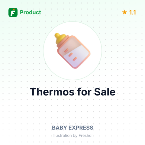 Baby Item Thermos and Low Carb Instant Rice – summary card, no photo uploaded yet