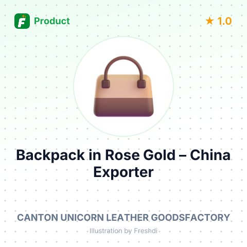 Backpack in Rose Gold – summary card, no photo uploaded yet
