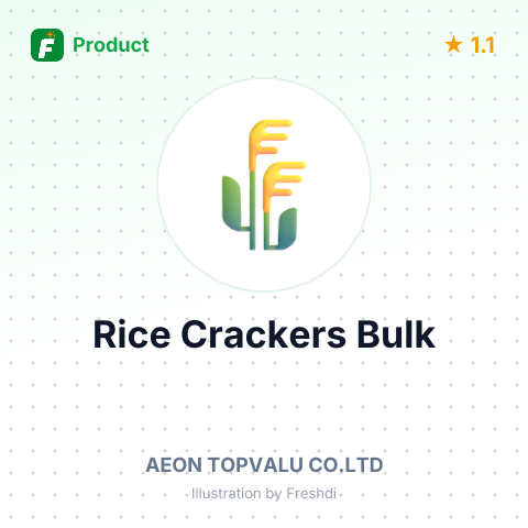 Baked Okaki Rice Crackers with Soy Sauce Flavor – summary card, no photo uploaded yet