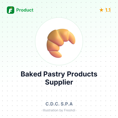 Baked Pastry Products – summary card, no photo uploaded yet