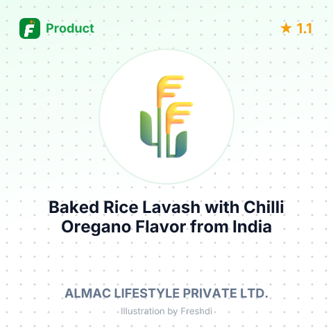 Baked Rice Lavash with Chilli Oregano Flavor – summary card, no photo uploaded yet