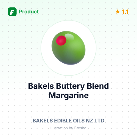 Bakels Buttery Blend Margarine – summary card, no photo uploaded yet