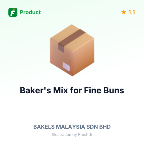 Baker's Mix for Fine Buns – summary card, no photo uploaded yet